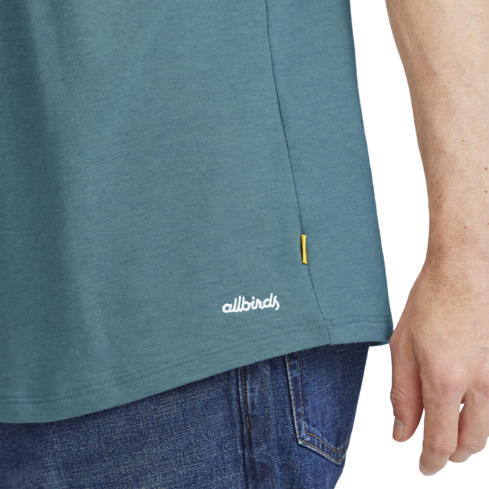 Men's Soft Merino Tee - Chasm Teal - Image 4