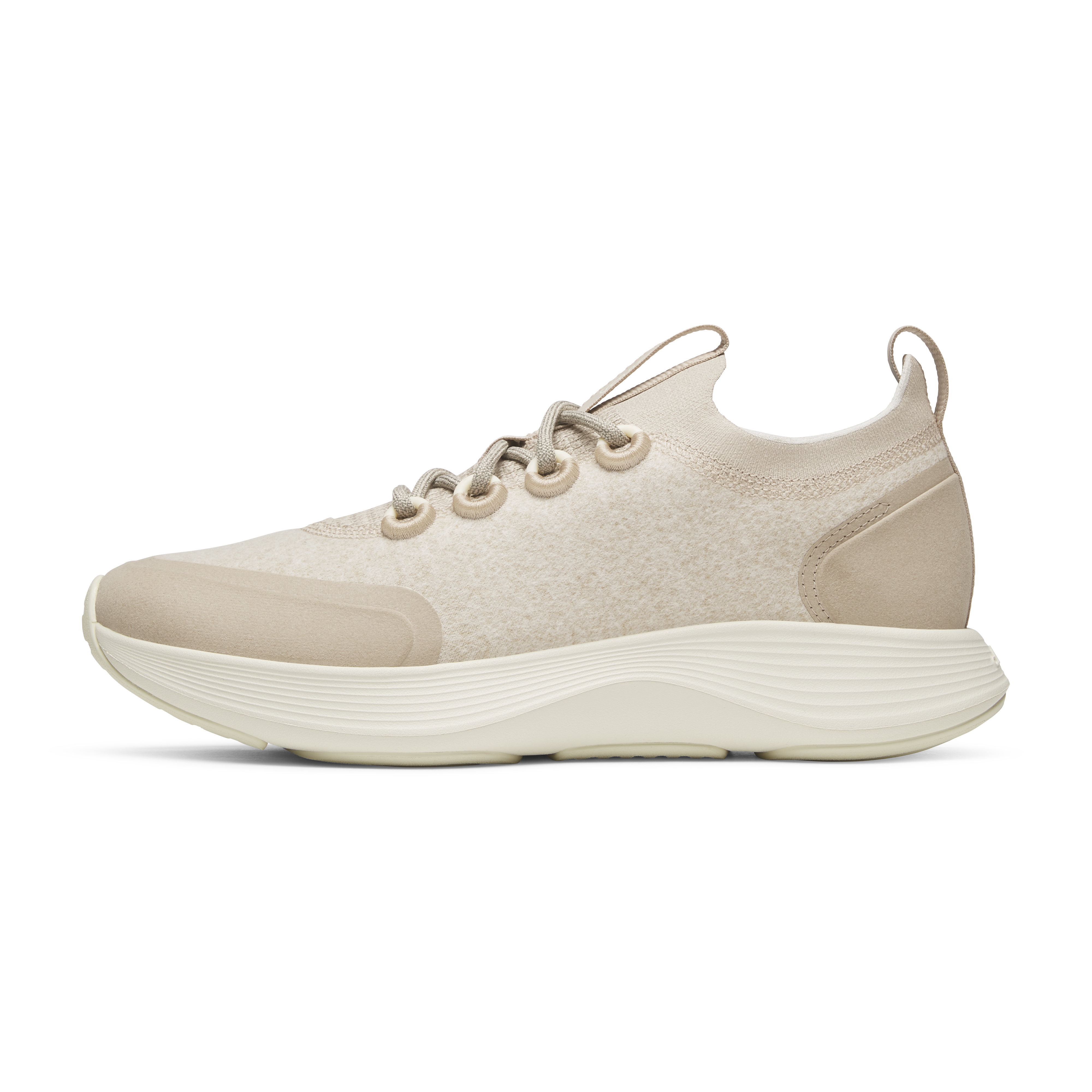 Men's Wool Strider - Rugged Beige (Natural White Sole)