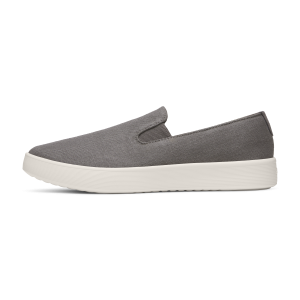 Women's Canvas Cruiser Slip On - Anthracite (Natural White Sole)