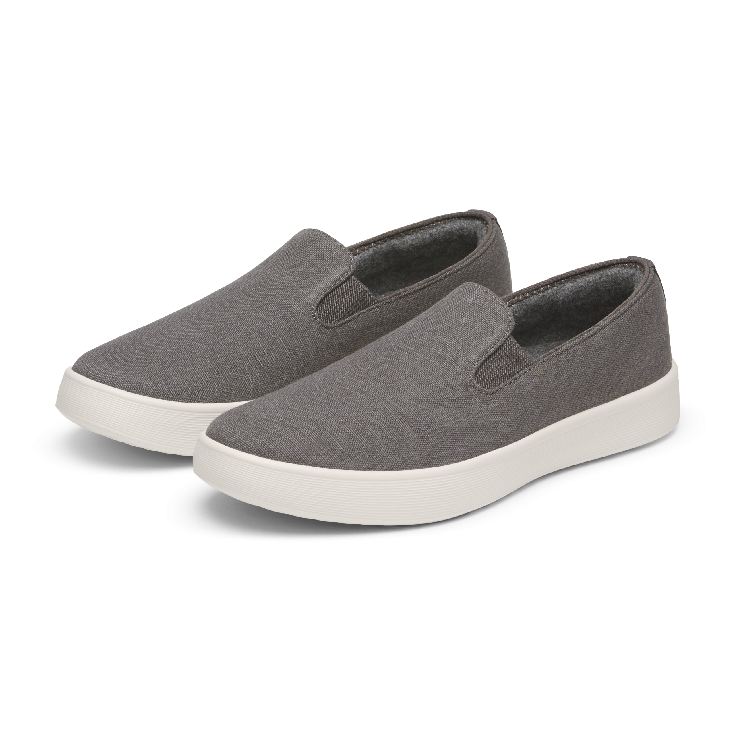 Women's Canvas Cruiser Slip On - Anthracite (Natural White Sole) - Image 5