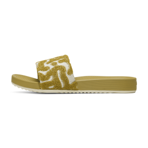 Women's Allbirds Slide Terry - Ochre/Warm White (Ochre Sole)