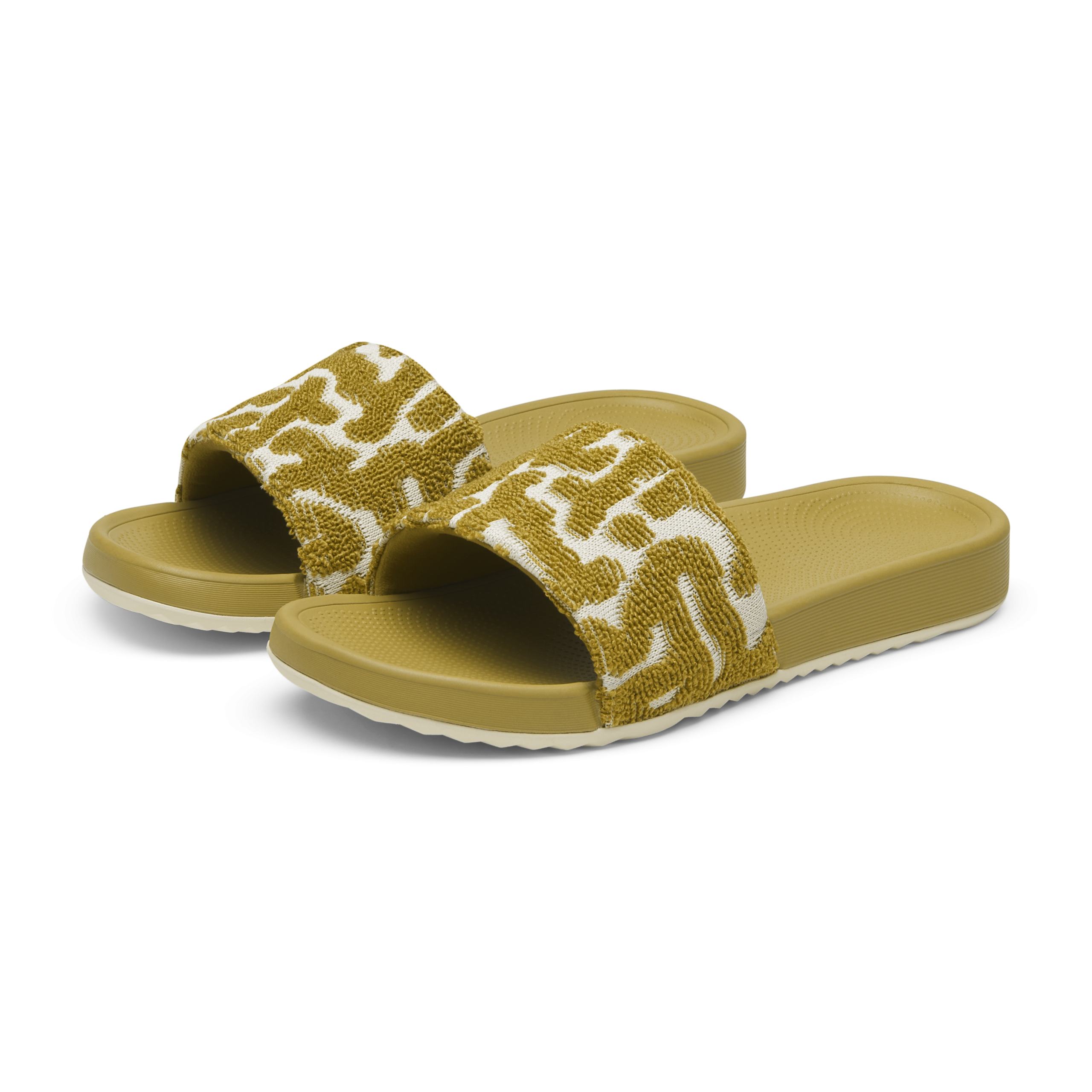 Women's Allbirds Slide Terry - Ochre/Warm White (Ochre Sole) - Image 5