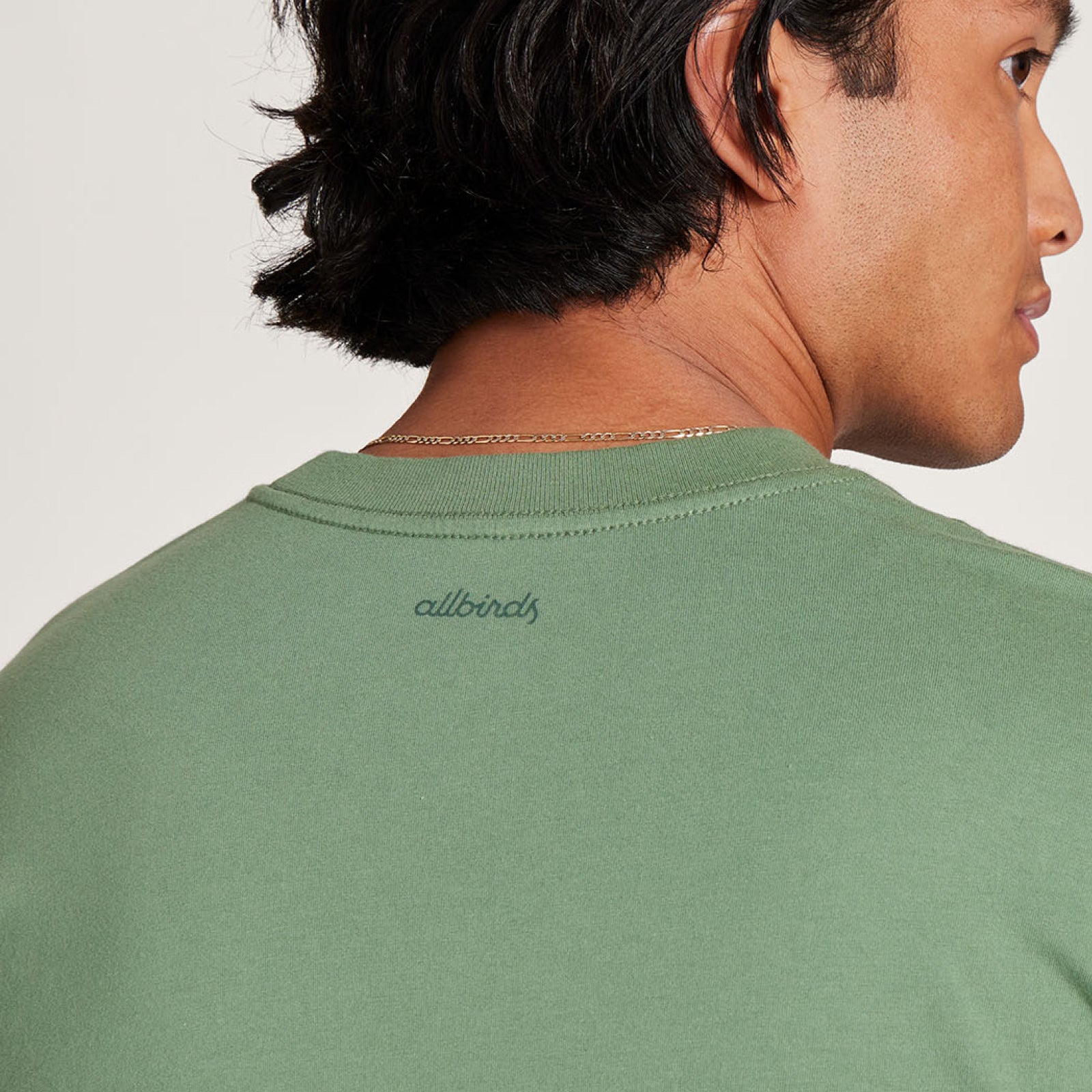 Men's Allgood Organic Cotton Tee - Hazy Cargo - Image 4